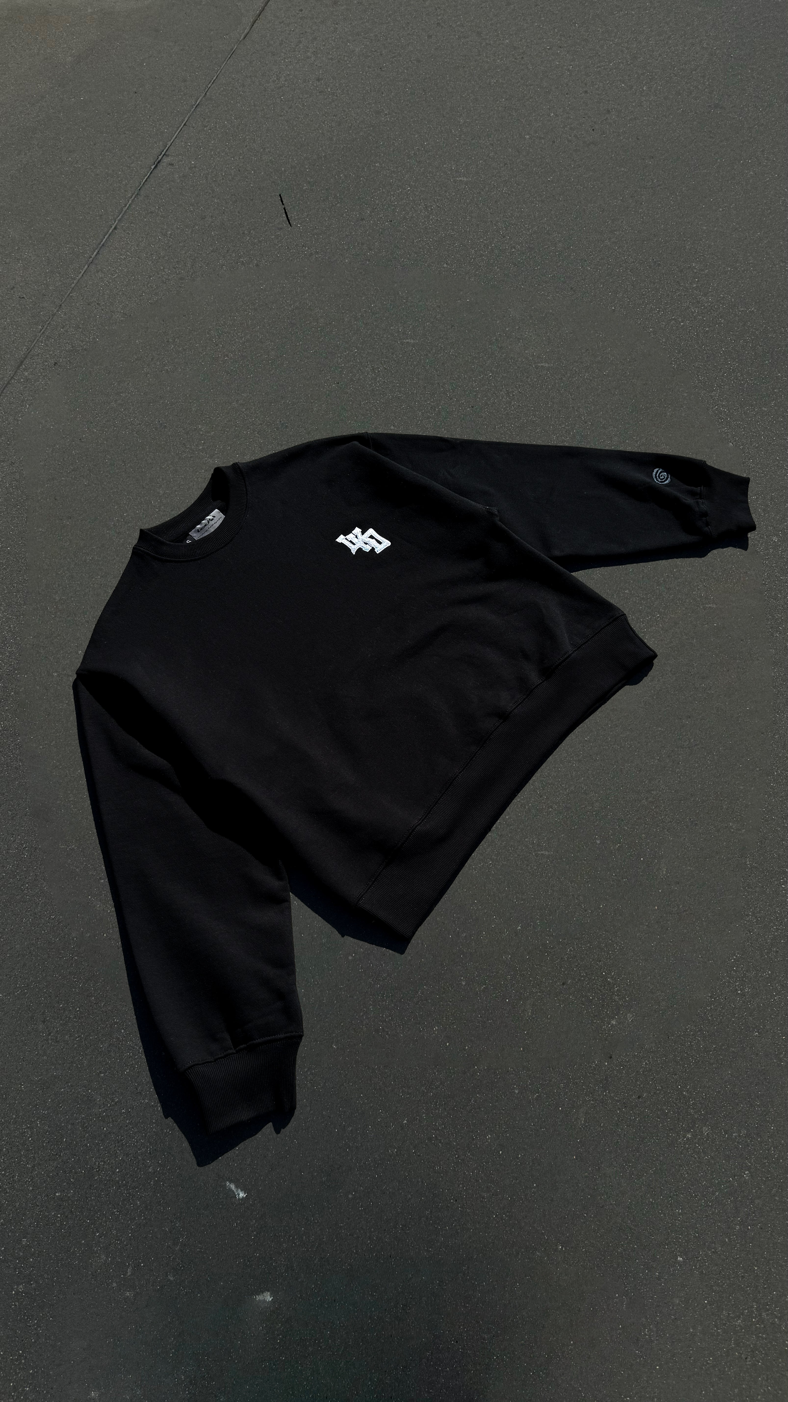Sweat Crewneck Noir Oversize – LOCKD (by Lebouseuh)