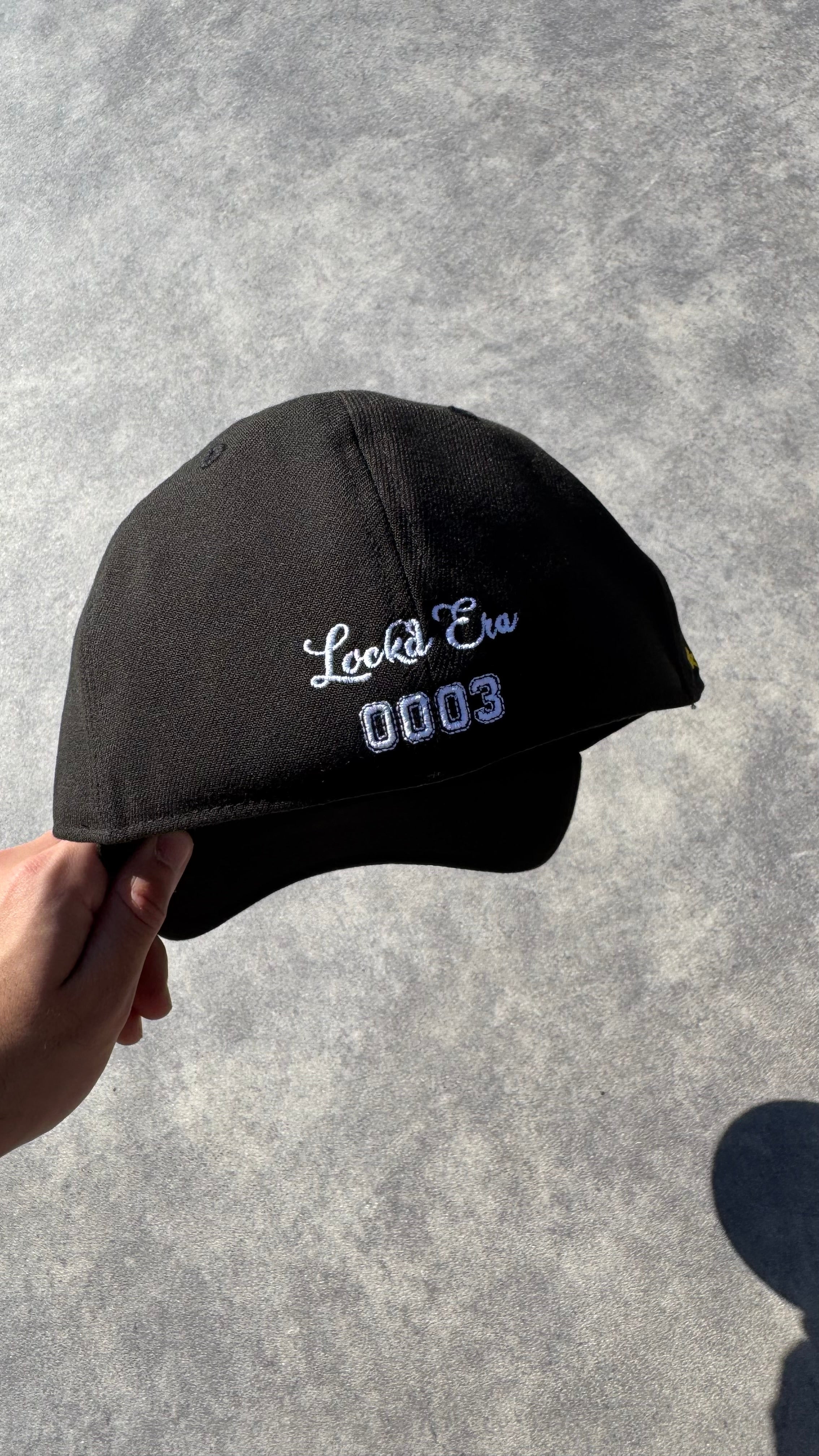 Casquette Noire Timeless – LOCKD Straight Fit (by Lebouseuh)