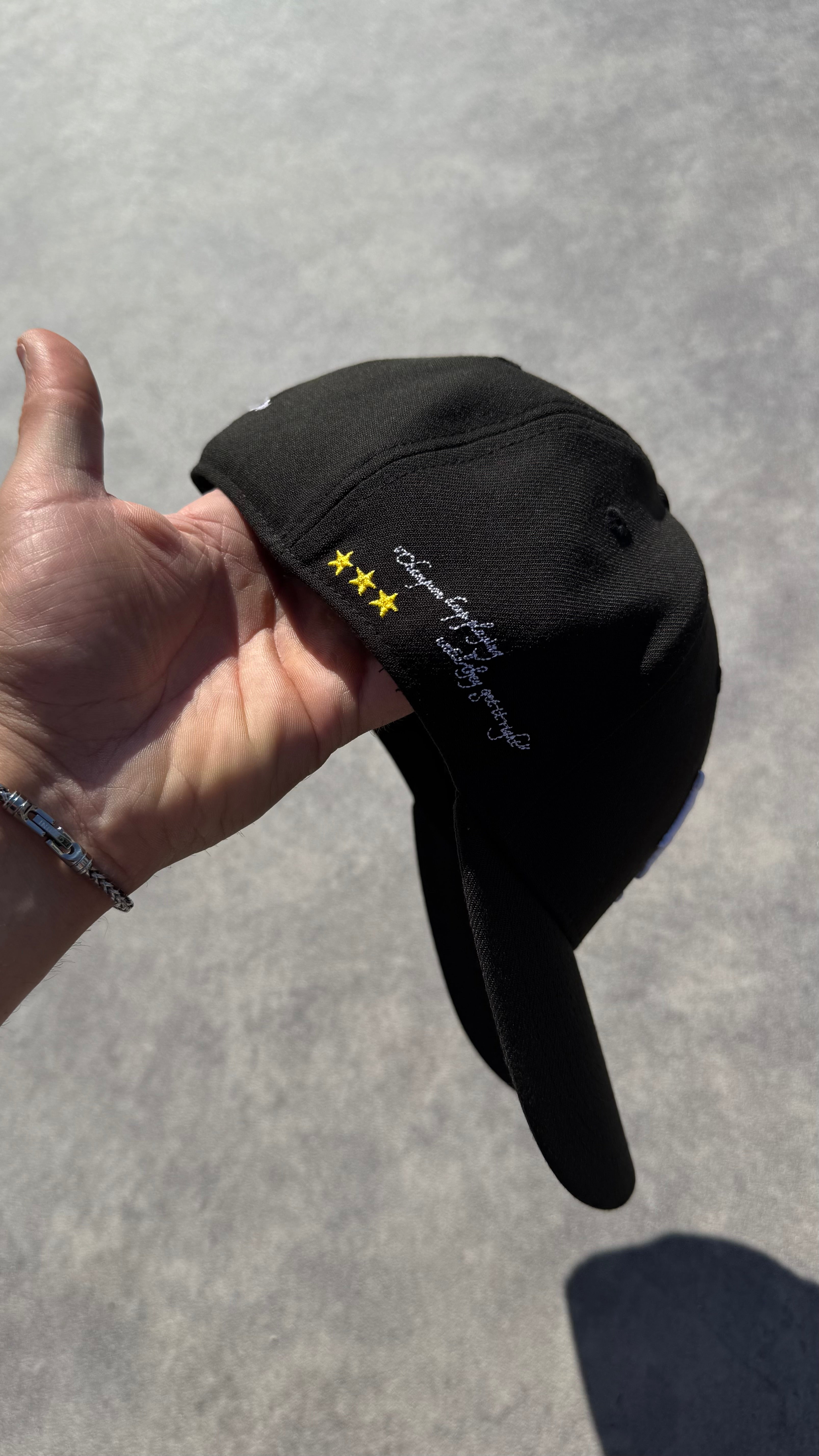 Casquette Noire Timeless – LOCKD Straight Fit (by Lebouseuh)