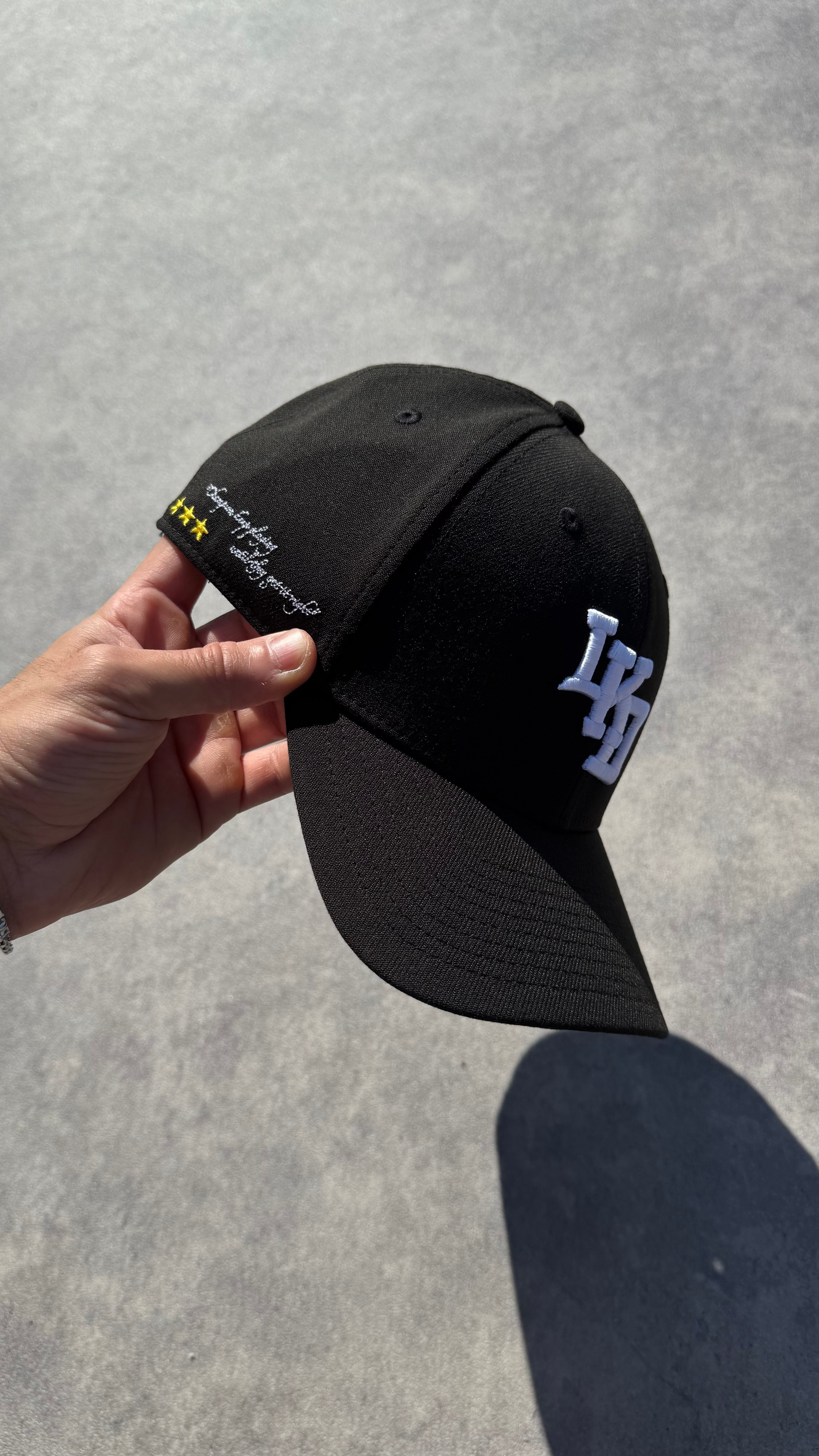 Casquette Noire Timeless – LOCKD Straight Fit (by Lebouseuh)