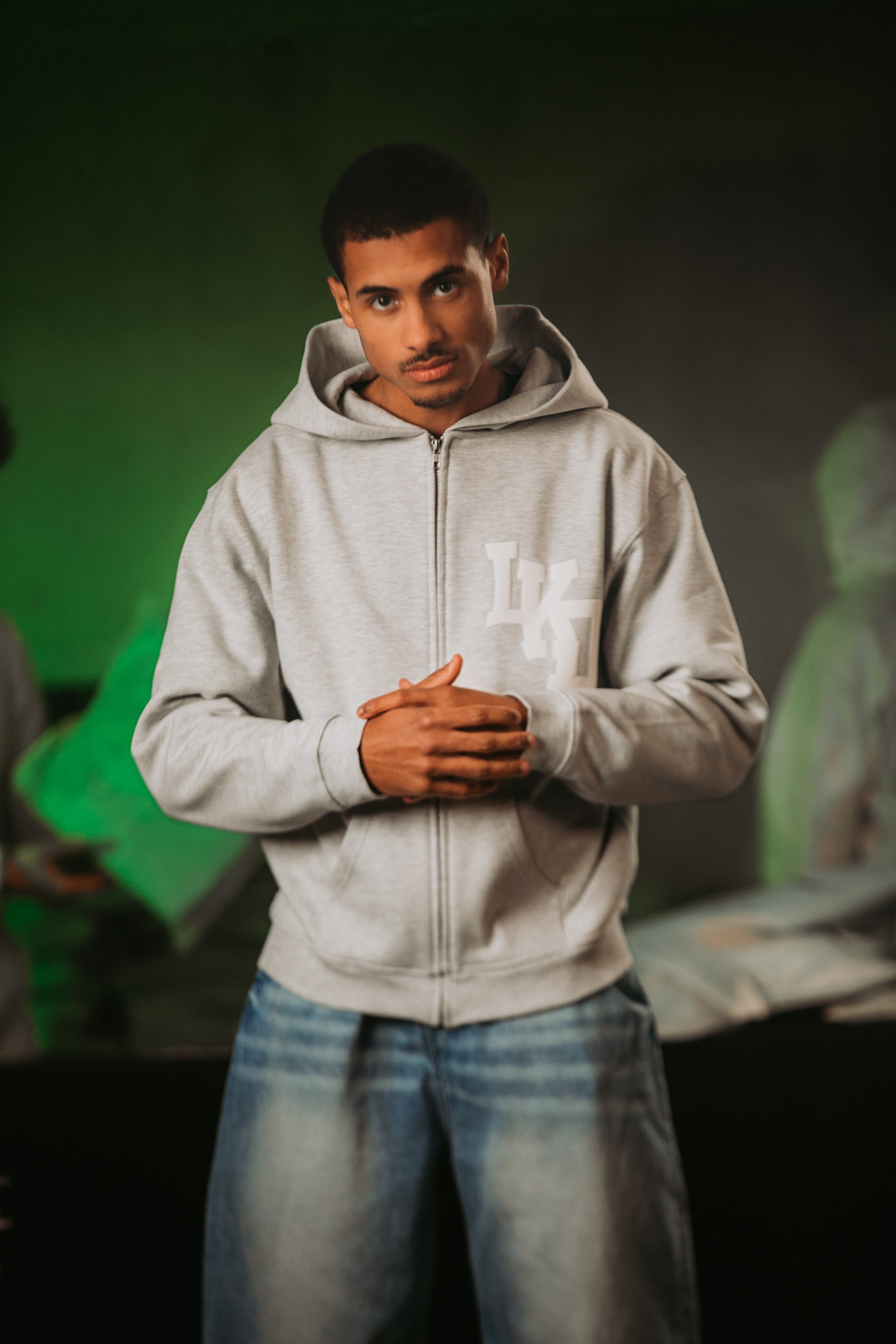 Hoodie Zippé Gris Oversize – LOCKD (by Lebouseuh)