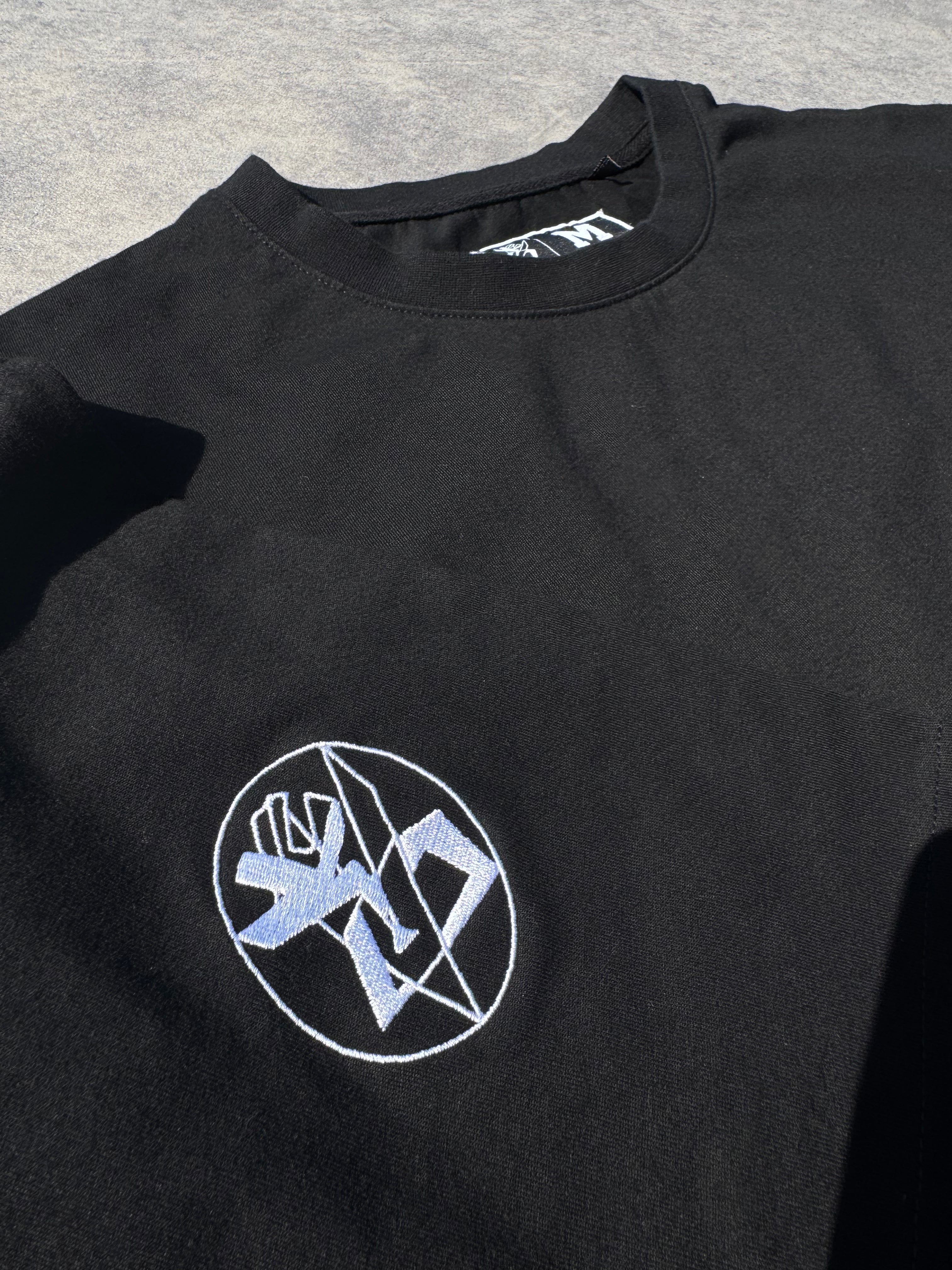 T-shirt Oversize Noir Gradient Arabic Logo – LOCKD (by Lebouseuh)