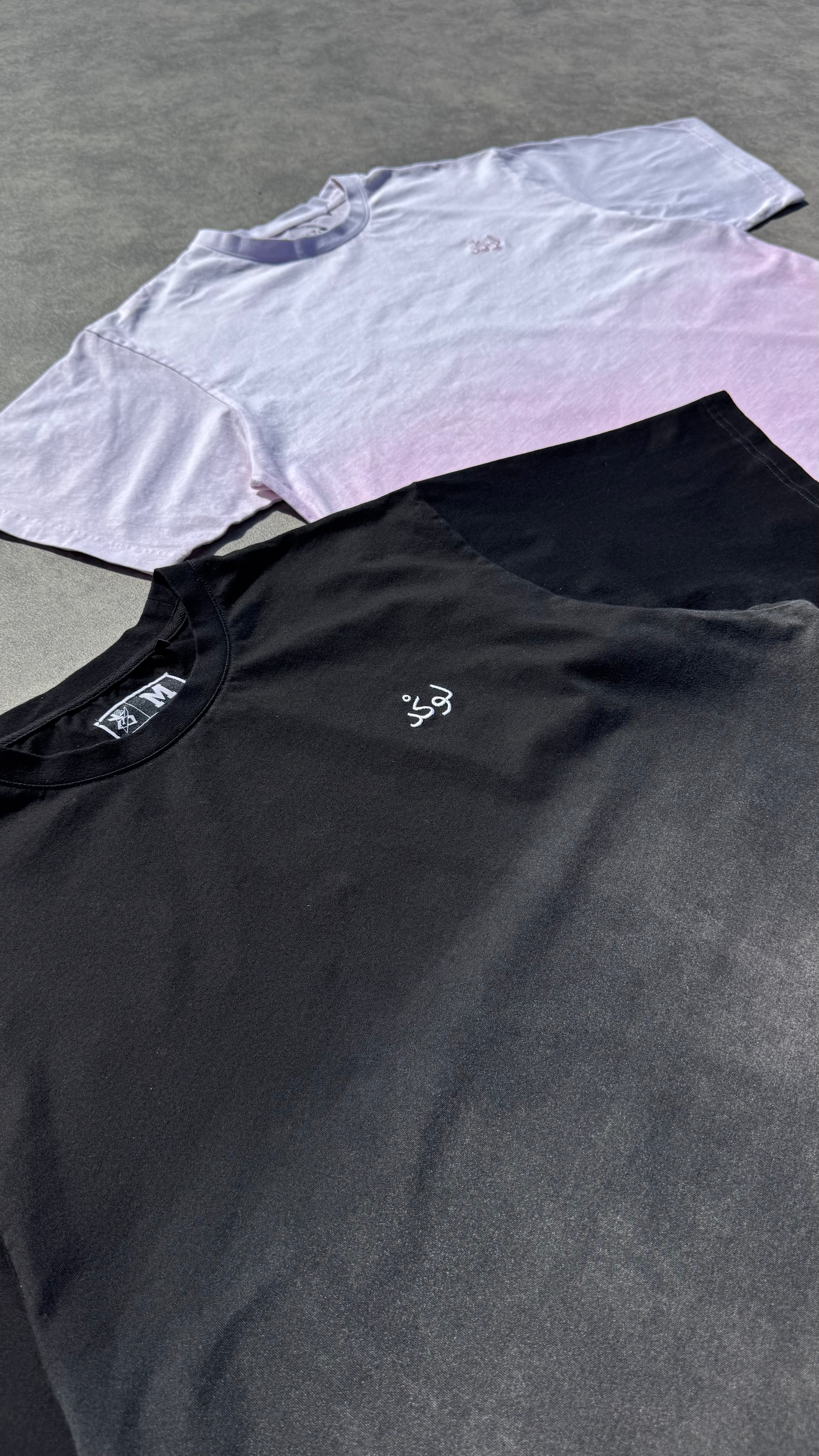 T-shirt Oversize Noir Gradient Arabic Logo – LOCKD (by Lebouseuh)
