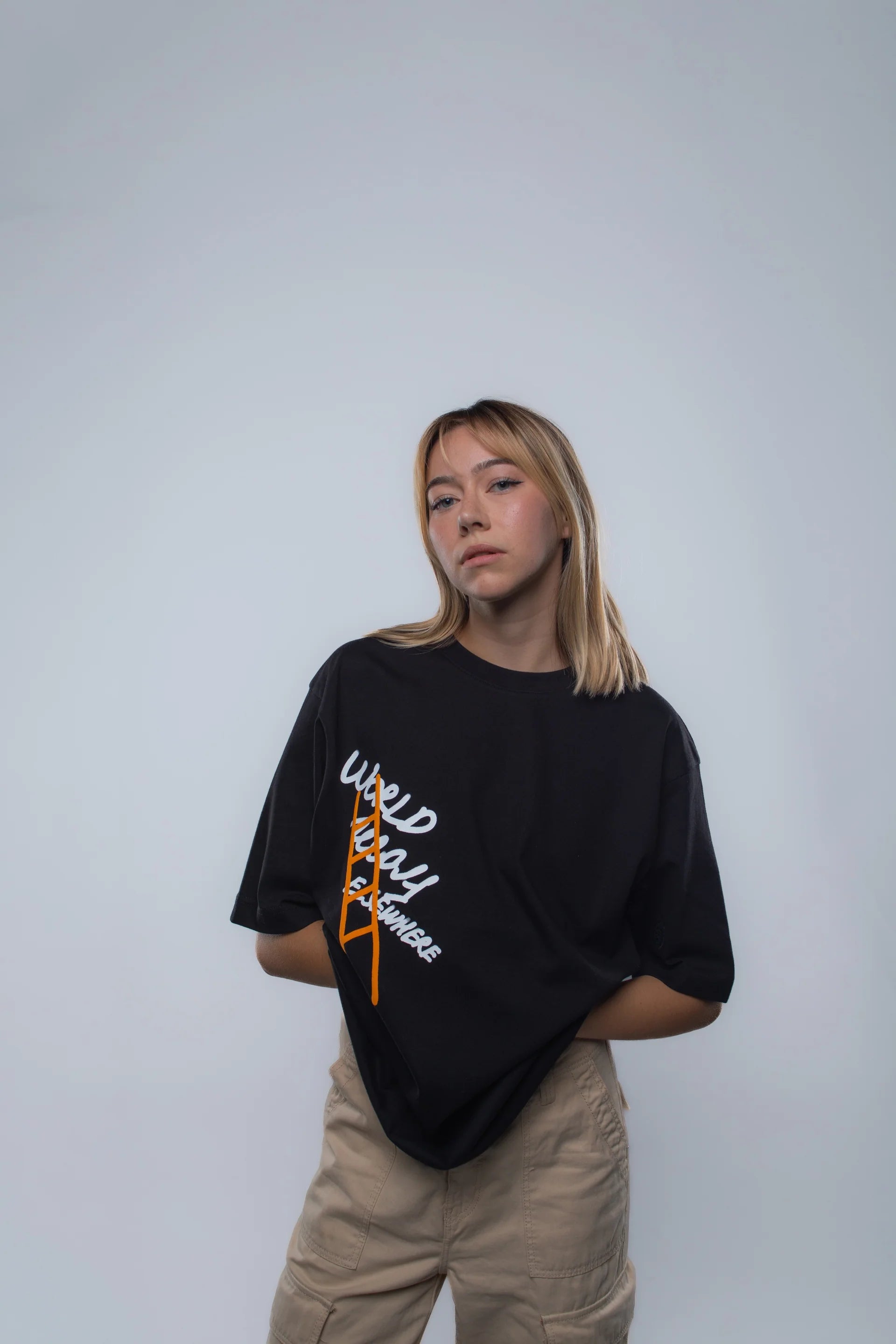T-shirt Oversize Noir ONE – LOCKD (by Lebouseuh)